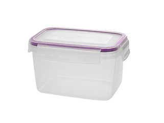 Image showing Plastic container isolated on white