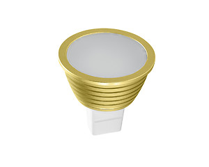 Image showing LED energy saving bulb. Light-emitting diode.