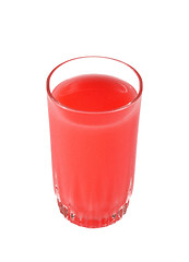 Image showing Grapefruit juice isolated on white