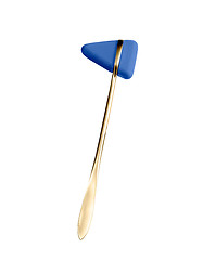 Image showing Knee-jerk hammer with a white background