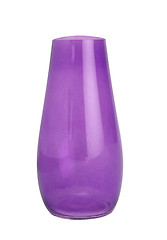 Image showing Purple vase isolated on white background