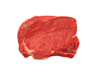 Image showing Raw meat isolated on white Background