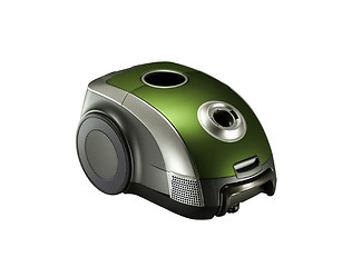 Image showing Vacuum cleaner isolated on the white background