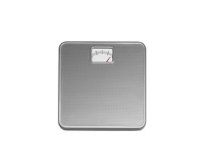 Image showing Weight control by floor scale