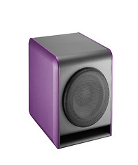 Image showing Purple speaker