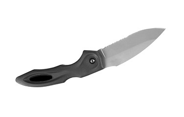 Image showing sharp pocketknife on a white background