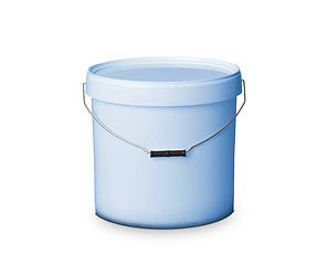 Image showing Plastic container isolated
