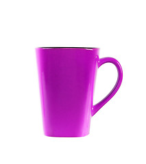 Image showing Purple mug isolated on white background