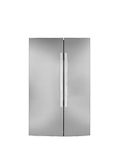 Image showing Two door refrigirator.On a white background.