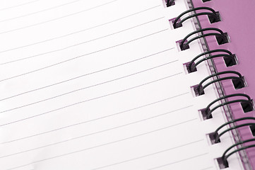 Image showing Notepad closeup