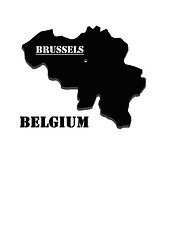 Image showing Map of Kingdom of Belgium