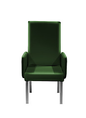 Image showing Green easy armchair