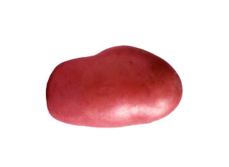 Image showing Red potatoe isolated on white