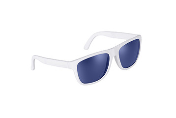 Image showing White sunglasses isolated on white