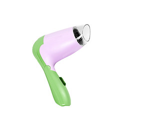 Image showing hair dryer on white
