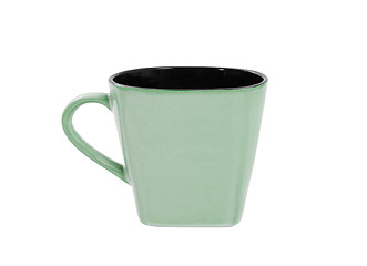 Image showing Green mug isolated on white background