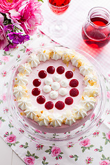 Image showing Strawberry cream cake
