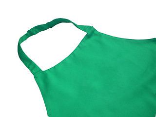 Image showing Green kitchen apron