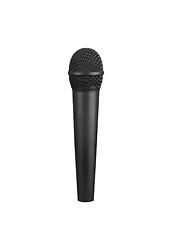 Image showing microphone isolated on white