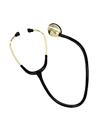 Image showing Doctor's stethoscope on a white background