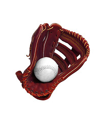 Image showing Baseball glove isolated on white