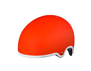 Image showing Red helmet on a white background