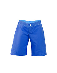 Image showing Blue shorts. On a white background.