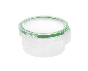 Image showing Round plastic container