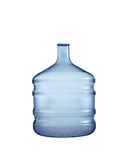 Image showing Big plastic bottle. On a white background.