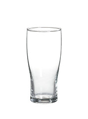 Image showing Empty beer glass isolated on white background.