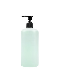 Image showing Liquid soap isolated on white