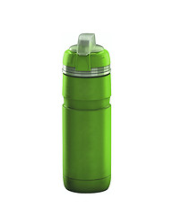 Image showing Green sports bottle isolated on white