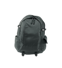 Image showing a black backpack isolated on a white background