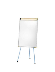 Image showing Whiteboard isoloated on white