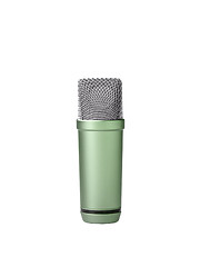 Image showing Studio microphone isolated on white