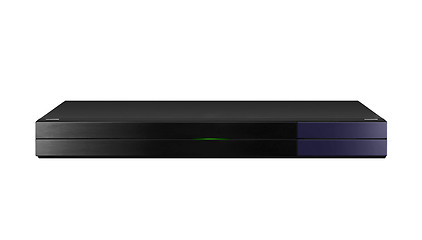 Image showing Black dvd player