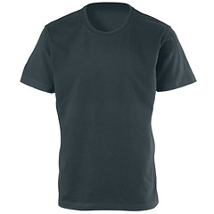 Image showing t-shirt back isolated on white background