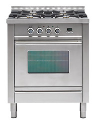Image showing gas cooker over the white background