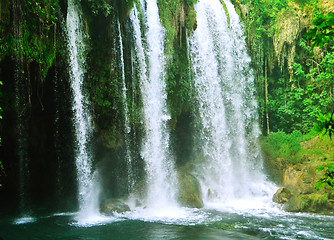 Image showing waterfalls in Antalya