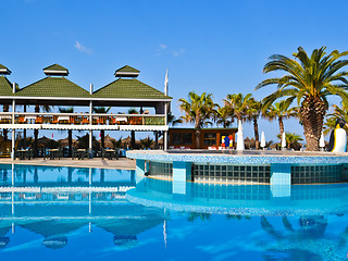 Image showing Hotel swimming pool