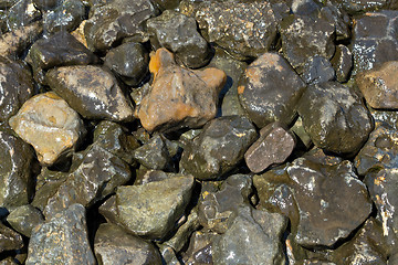 Image showing Wet stones