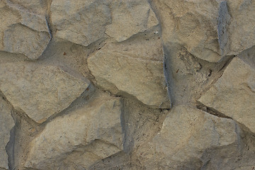 Image showing Background of stone wall texture