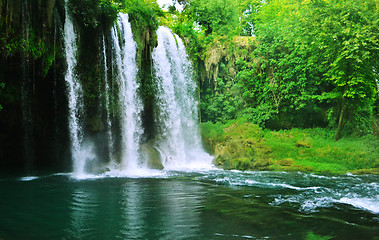 Image showing waterfalls in Antalya