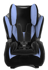 Image showing A child's car seat isolated on a white background