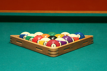 Image showing Eight ball rack