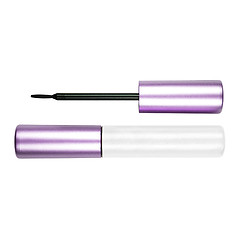 Image showing black mascara