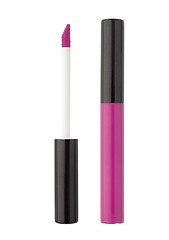 Image showing pink beautiful gloss for lips