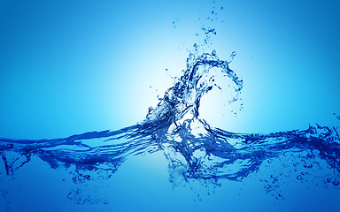 Image showing Water splash