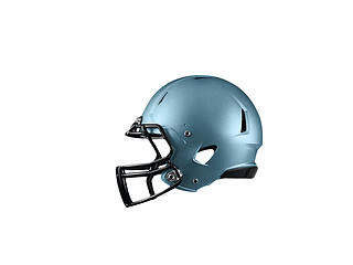 Image showing Blue Football Helmet on white