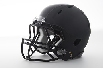 Image showing Black Football Helmet on white